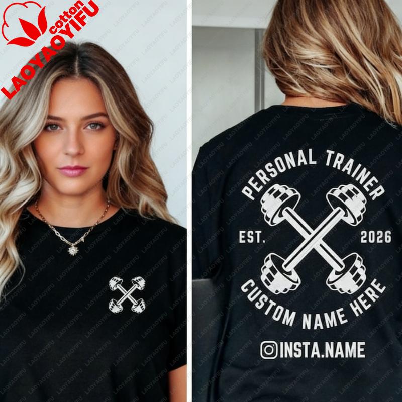 Custom Personal Trainer Shirt Bodybuilding Deadlift Weightlifting Shirt Gift for Gym Lover Pump Cover Lifting Graphic T Shirts