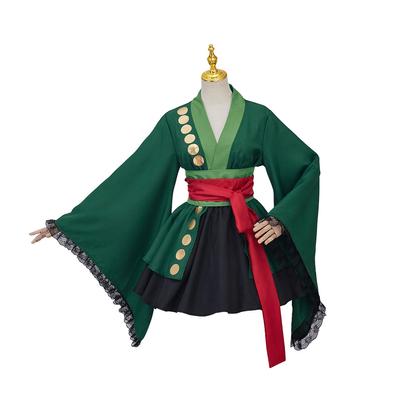Anime King of Thieves Halloween-Kostüm, einteiliger Kimono-Robe, Umhang, Gürtel, komplettes Set