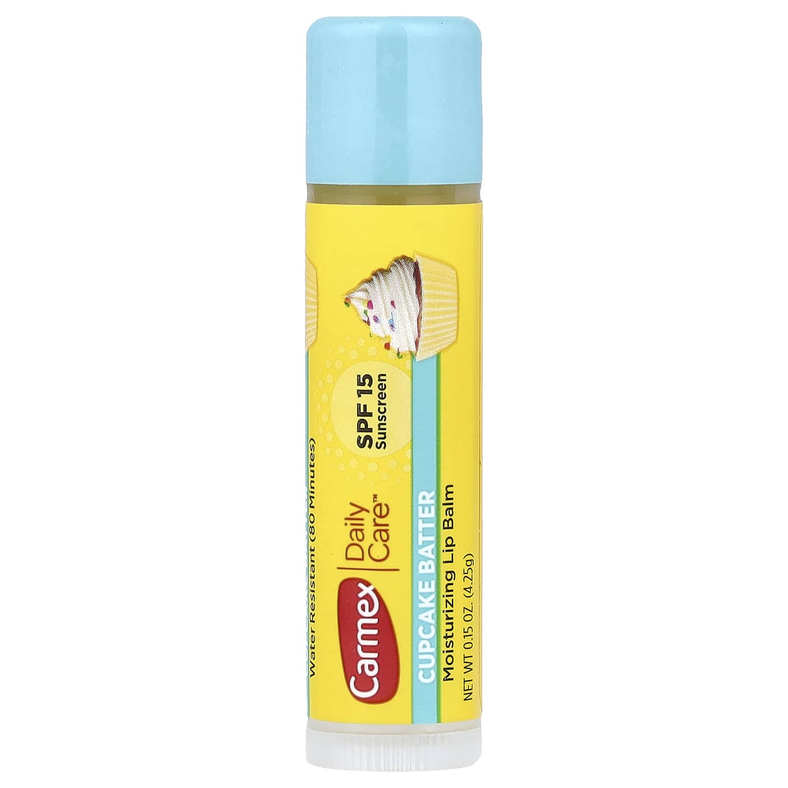 Carmex, Daily Care™, Увлажняющий бальзам для губ, SPF 15, Cupcake Mix, 4,25 г (0,15 унции)