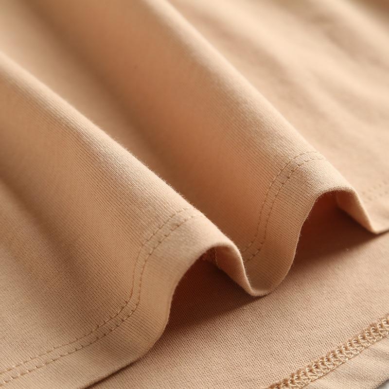 Tops d'été couleur unie Vêtements pour femmes Col O T-shirt simple Femme Manches courtes Coton T-shirt décontracté