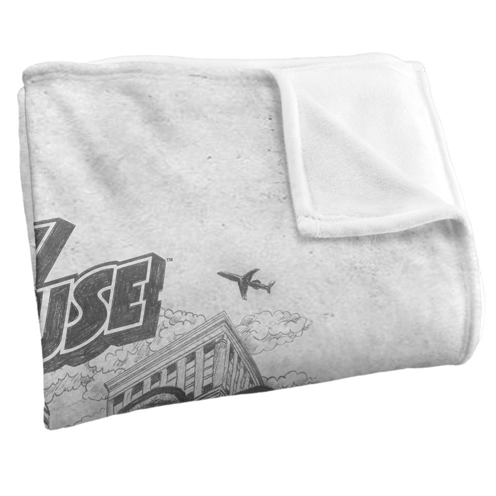 Mighty Mouse Silky Sketch Supersoft Blanket
