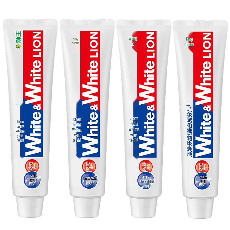 Lion King White & White Whitening Fluoride Toothpaste
