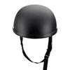 M/L/XL Vintage Motorcycle Cruiser Helmet Half Face German Helmet Motorcycle Helmet Bright Black Car-styling DOT