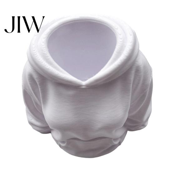 Multipurpose Desk Storage Cup 3D Printed Hoodie Pen Holder, Women Hooded Sweatshirt Pencil Desktop Stationery Holder Container, Organizer Box for Home