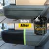Black Plastic Restorer - Suitable for Automotive Plastics, Trim Strips,and Tires|Rich Gloss|Restores Faded Surfaces |High-Gloss