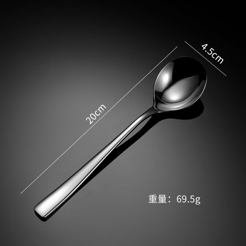 304 stainless steel western food knife fork spoon set hotel supplies tableware heavy full series S338 square handle male