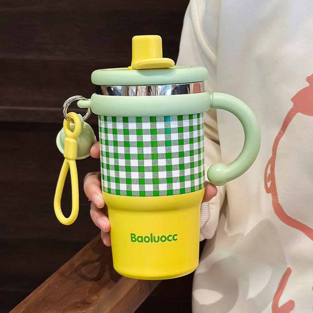 Creative Outdoor Insulated Mug Cute Drinking Straw Cup Drinkware Cold Beverages Cups Travel