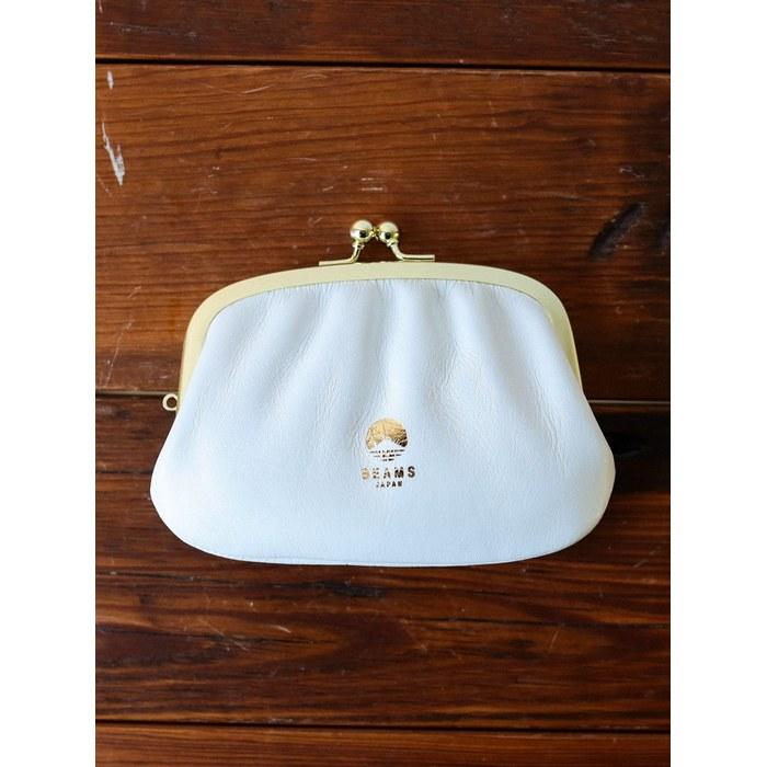 [Beams Japan] Wallet & Pouch - Special Order Matsunoya Cowhide Famichagama - Monochrome White - Free Size