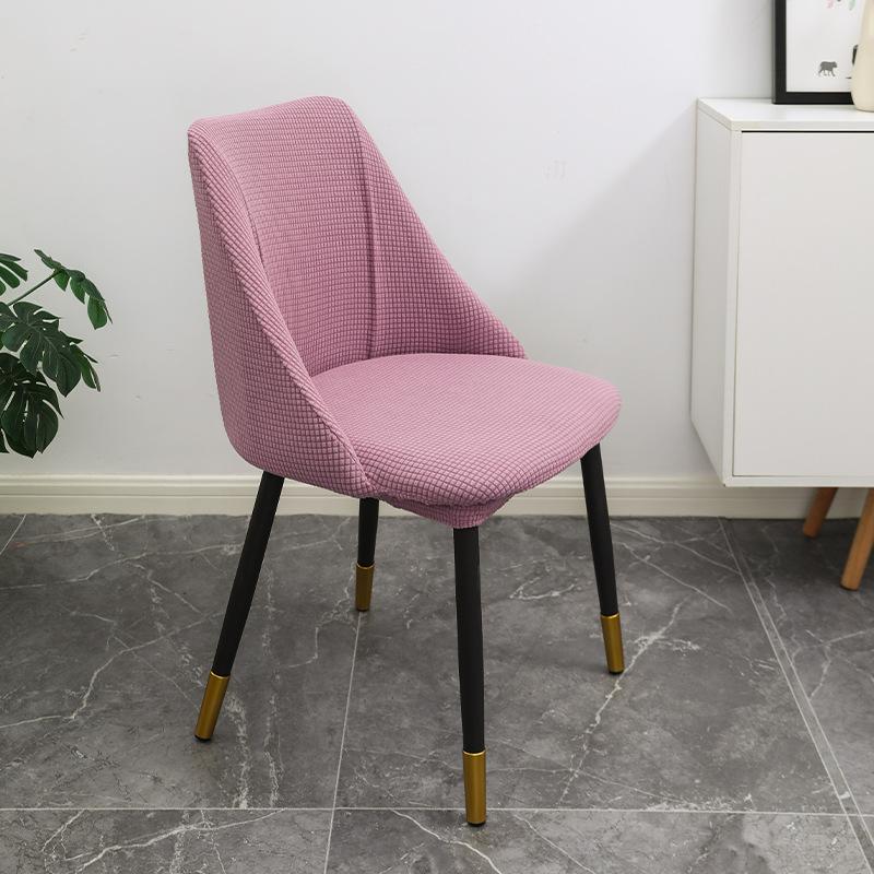 

Solid Color High-quality Dining Chair Cover Thickened High Elastic Universal Chair Cover Non-slip Wear-resistant All-inclusive Chair Cover Cover 40CM