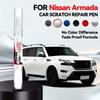 Caneta de pintura para carro para reparo de arranhões Para Nissan Armada Acessórios de reparo de arranhões de tinta Azul RAY Branco QAK Prata K23 Preto KH3