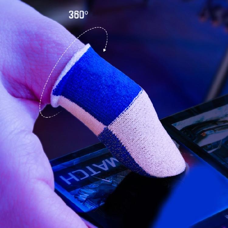 Pair Finger Cover Sleeves Anti Slip Finger Gloves for Mobile Games