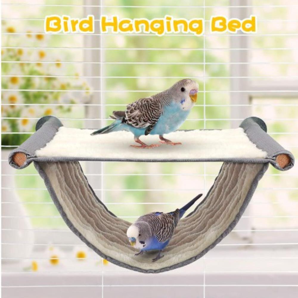 Warmer Pet Bird Parrot Cages Removable Warm Hammock Small Animal Bed Hamster Nest  Winter