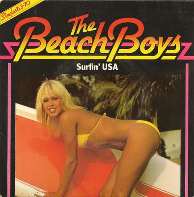 7inch Record BEACH BOYS - Surfin' U.S.A. CL16042 Capitol Records 1979 UK Rock Used
