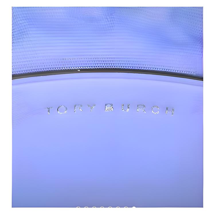 Tory Burch Ella Double T Logo Cutout Patch Satin Nylon Tote Bag Unisex Tote Bag Purple 146437-504