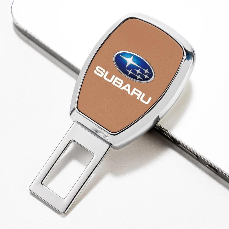 Auto Seatbelt Buckle Extender Safety Belt Extension Clip Car Interior Accessories Fit Subaru Forester XV Outback WRX Legacy