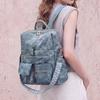 PU Backpack Multi Pocket Zipper Closure Casual Daypack for Women Daily Travel