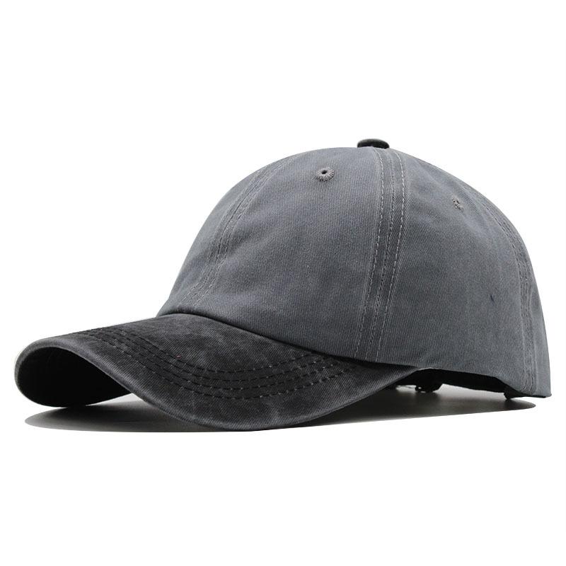 Retro Washed Baseball Cap Color Matching Curved Brim Cap Summer Couple Casual Versatile Hip Hop Hat Men And Women