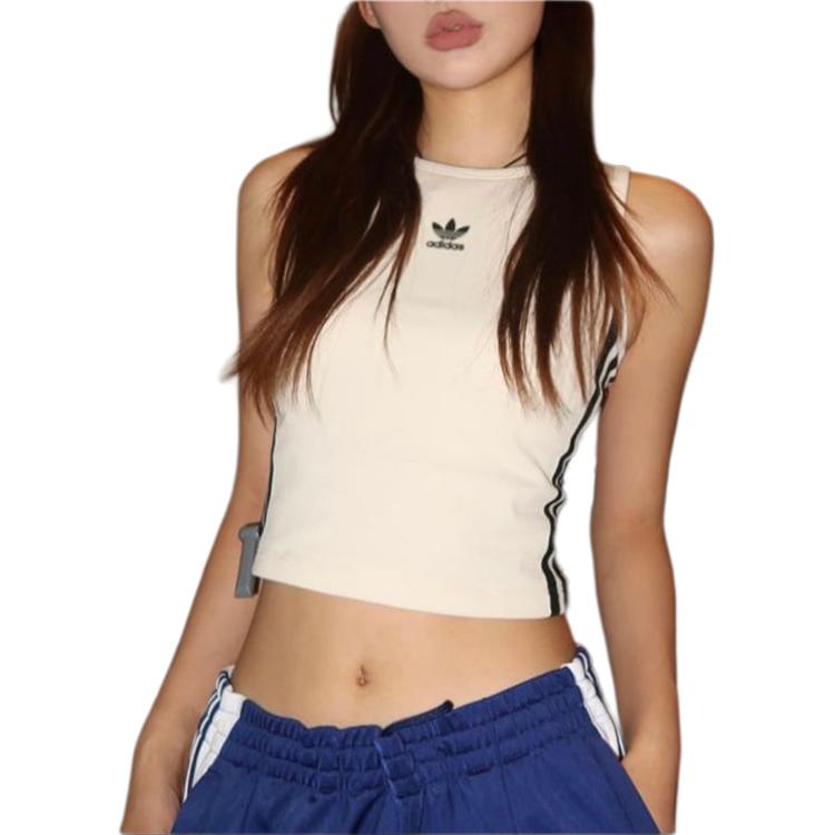 adidas Originals 3 Stripes Tank Top Women's Wonder White JI6861
