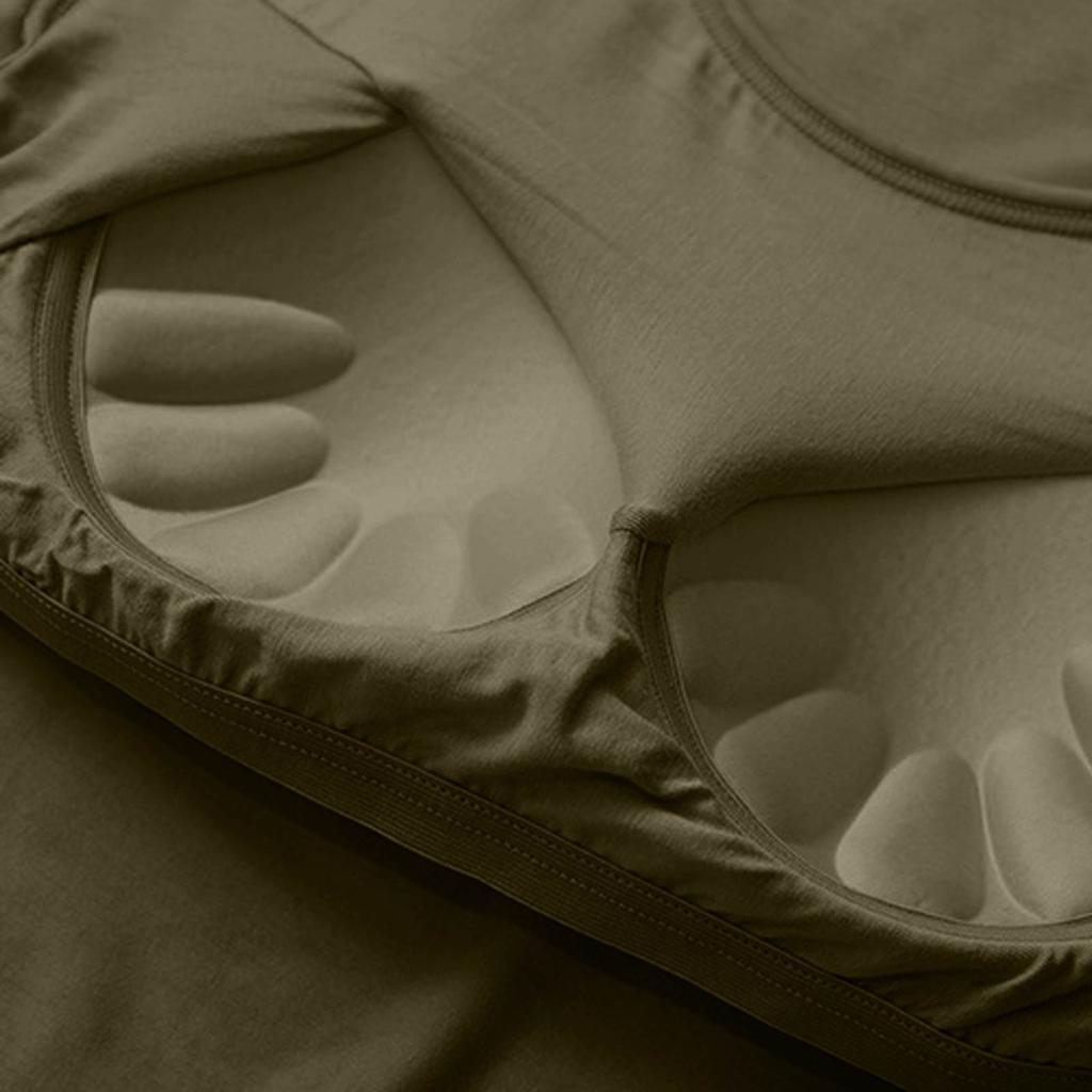 Damski top na ramiączkach z krótkim rękawem Letni jednoczęściowy bez fiszbin z wkładką na biust