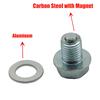 M12*15*1.5 Engine Crankcase Magnetic Oil Drain Plug Bolt Screw Replaces 92800-12000 For Honda CB250 CM250C CR250M CB350F CB400F