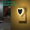 4pcs LED Night Lights Plug in Smart Cute Nightlight Heart Shaped for Bedroom, Bathroom, Kids Room, Nursery, Hallway