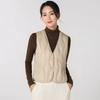 White Duck Down Down Vest Women's High-end Winter New Slim Fit Light V-neck Inner Wear Vest Liner Tide
