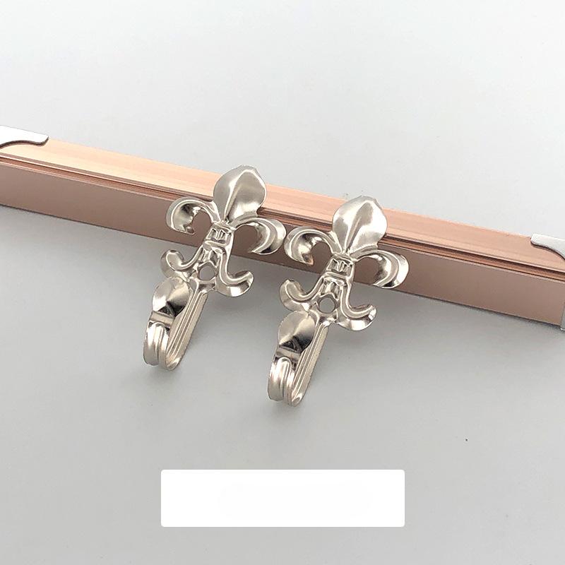 Eisen Kleiner Blumenhaken Vorhanghaken Vorhangzubehör Schlafzimmer Mantel- und Huthaken Metall Vorhang Wandhaken