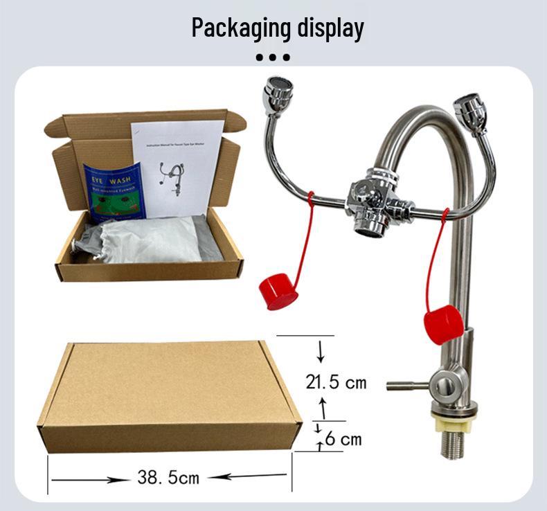 Tragbarer Dual-Use Augenspülhahn für Labor: Desktop & Handheld