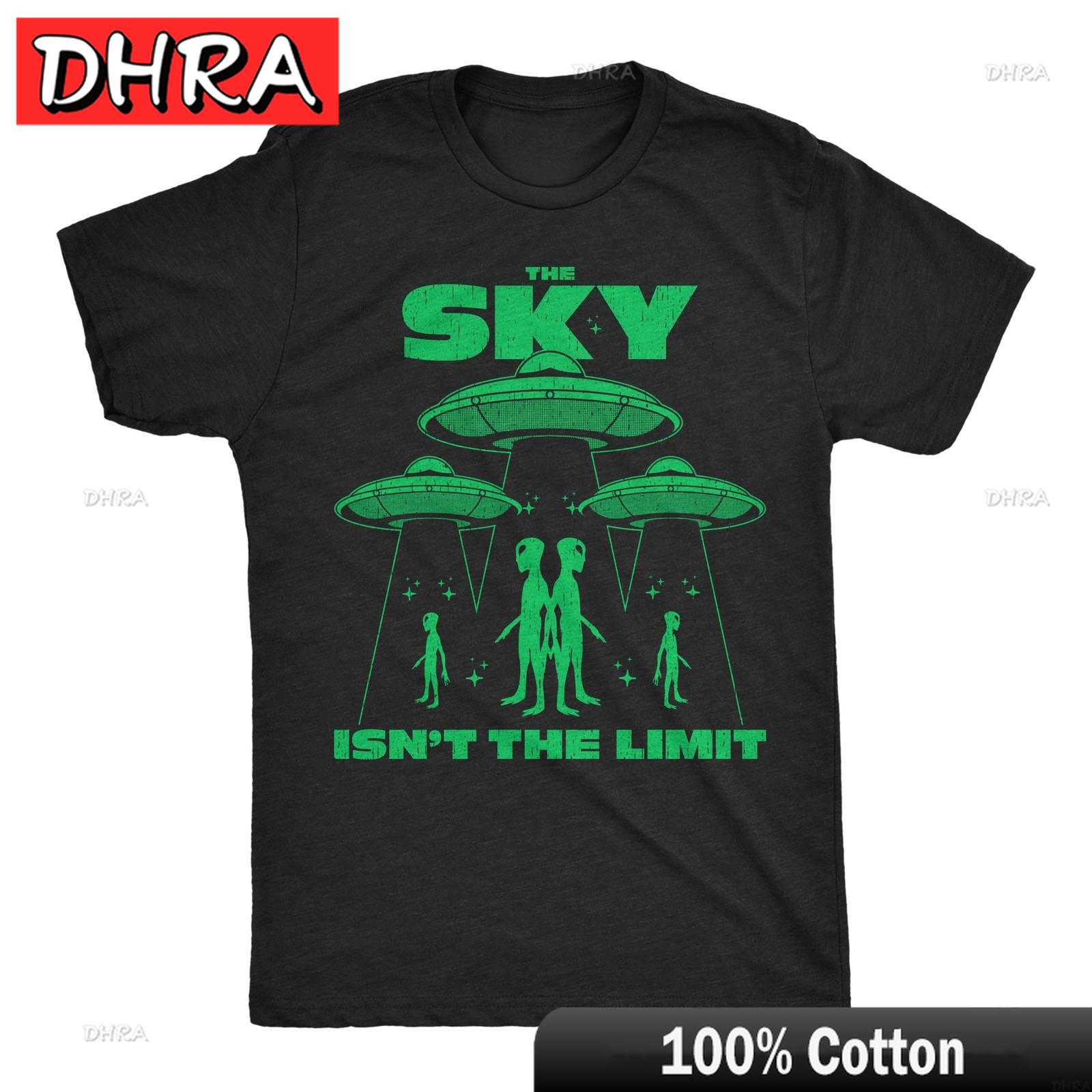 

Unisexs Funny T Shirts The Sky Isnt The Limit Sarcastic Alien Graphic Novelty Tee T Shirts Boho Grunge Retro Aesthetic Tee Cotton S