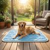 Dog Bed Mat Breathable Dog Cooling Mat Folding Non-Slip Pet Ice Pads Soft Dog Cooling Pad Home Sofa