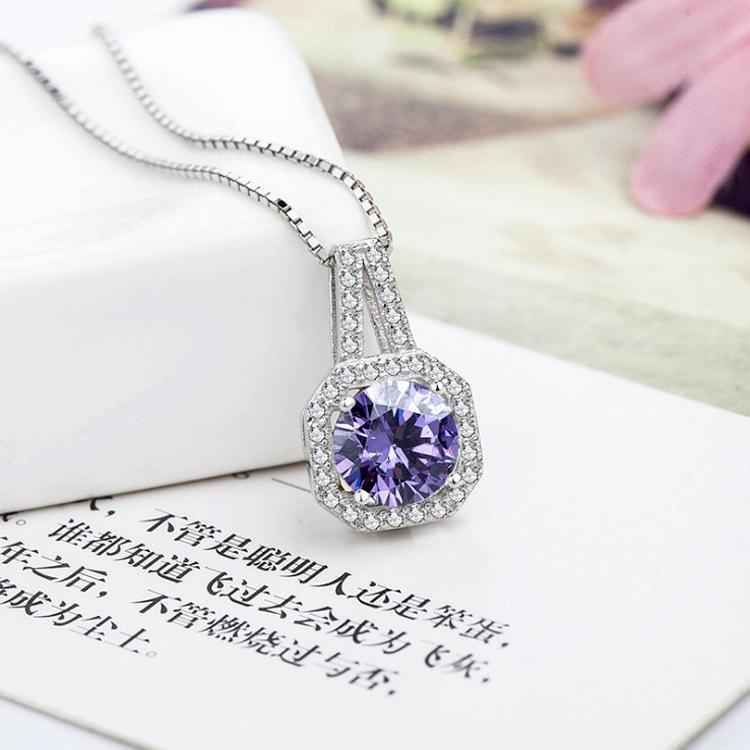 925 Sterling Silver AAA Zircon Necklace Chain High Quality Fashion Jewelry For Women Men Wedding Birthday Party GiftGood Product