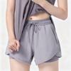 Women's Summer Thin Marathon Sports Shorts, Two-In-One Design, Anti-Exposure, Slimming, Track and Field Running Shorts