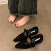 Soft-soled Mary Jane Women's Shoes Inner Height Increase Flats Retro Single Shoes Single Shoes Shoes 2025 Spring and Autumn