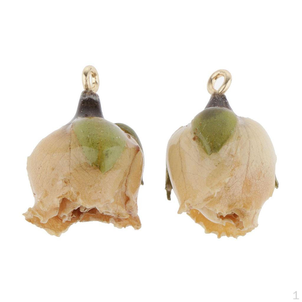 Real Resin Pendant For Necklace Bracelets Earring beige with leaf