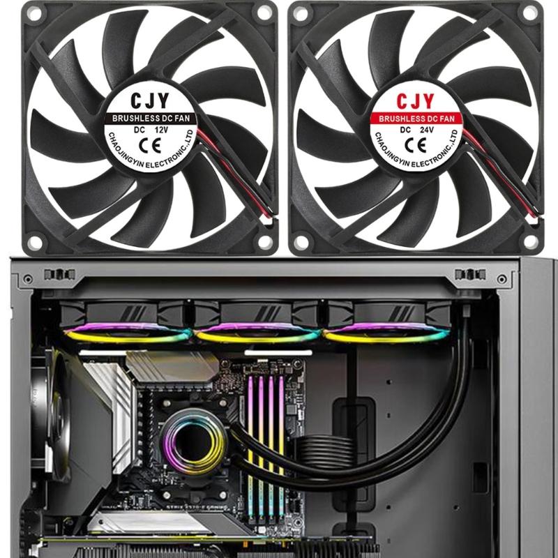 Powerful 80mm Computer Cooling Fan For Gaming PC Servers Heat Dissipation Computer Router CPU Cabinet Accessories