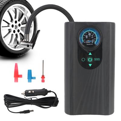 Tire Accessories 12V for Motorbike Auto Bicycle Electric Air Compressor Quick Inflating High Precision Motorcycle Tyre Inflator Handheld Air Pump