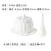 Creative Pumpkin Cup Set, Ceramic Stew Pot, Spoon Saucers Sets, Gold Rim with Cover, Bird's Nest Sugar Water Bowl, Kitchen