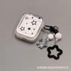 Ins Transparent Stars Are Suitable for Apple AirPods 1st Generation Bluetooth Headset Protective Case Pro1/1st Generation Headset Guarantee.
