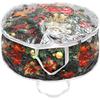 Hedume Wreath Storage Bag, 30" X 12" Clear Everyday Bag, Christmas Wreath Storage Container with Dual Zippered and Reinforced Handle, Protect Your