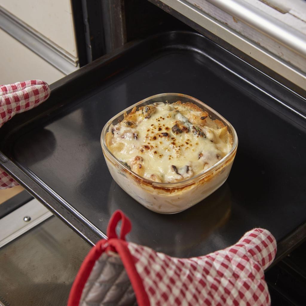 HARIO Heat-Resistant Glass Storage Containers, Made In Japan, White, KST-2012-OW, Pack of 3