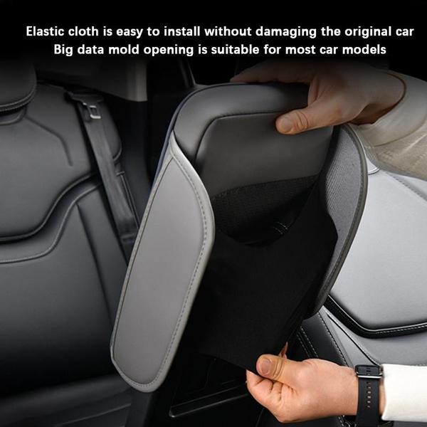 PU-läder Auto Mittkonsolskydd, Tjock förvaringsväska armstödsbox, Universell passform för de flesta fordon Sätesskydd Bilinteriörtillbehör