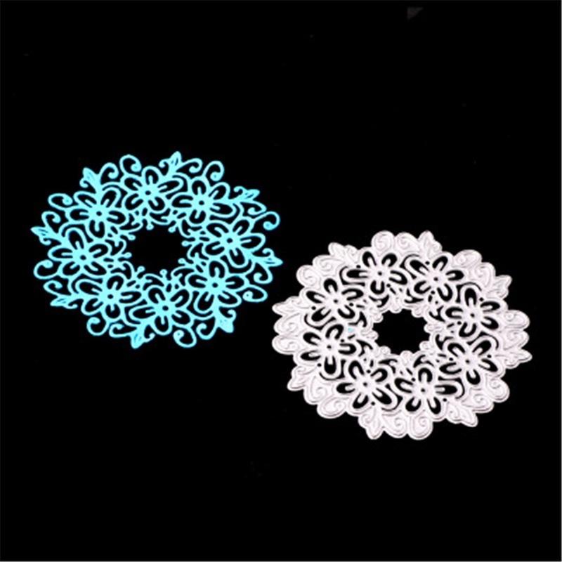 DIY kruhy krajka album dekorace čepel šablona kovové řezací razítka ražba papír karta scrapbooking