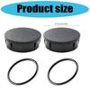 Sprinkler Replacement Cap with Fluoroelastomer Component and ABS Housing for Lawn and Garden Irrigation Maintenance