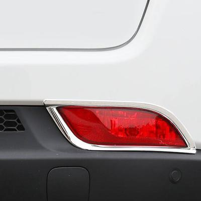 For Jeep Compass 2017 2018    2022 Car Body ABS Chrome Cover Trim Back Tail Rear Fog Light Lamp Frame Stick