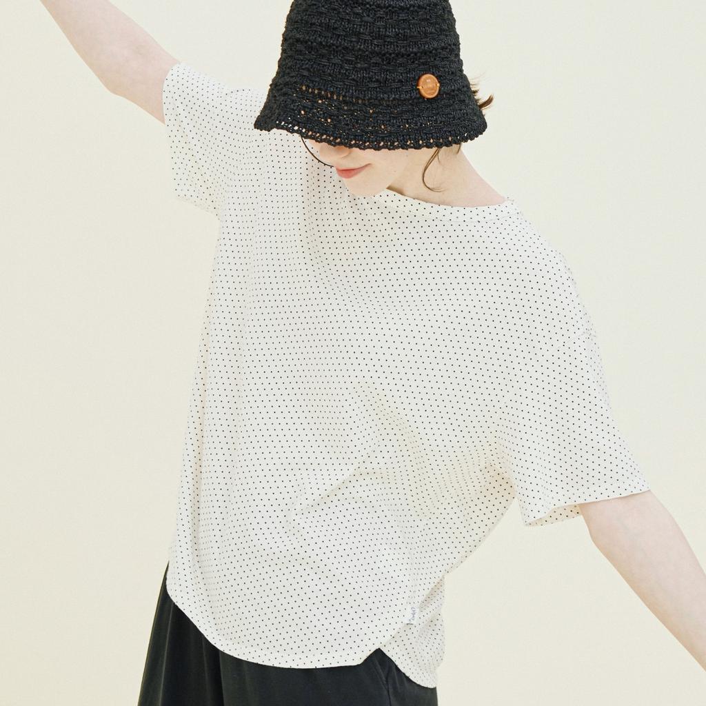 CHIQUITA Rouge T-Sleeve (Dot) Black 242602Obk