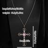 Retro Punk Cross Pendant Necklace - Versatile Clavicle Chain