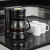 Kompakte 600ml Filterkaffeemaschine 6 Tassen Kapazität für den Heimgebrauch Inklusive Permanentfilter 450W