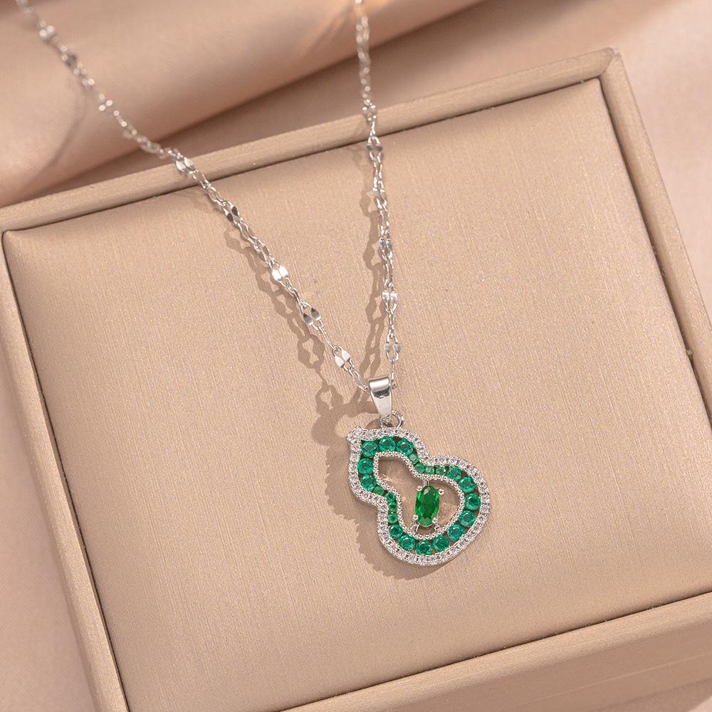 18K Gold Plated Gourd Vintage Sweater Necklace - Elegant & Versatile Chain
