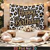 Party-Hintergrund Happy Birthday Geburtstag Foto-Booth-Hintergrund Haustür-Dekoration