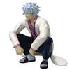 12Cm Anime Squatting Series Figures Sakata Gintoki Action Figure Room Decoration Pvc Collection Model Toys Festival Toys Gifts